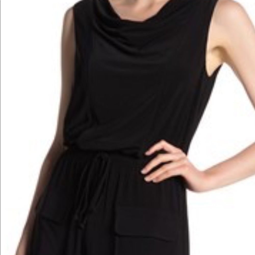 Vince Camuto Jumpsuit Cowl Neck Romper Pants black - Picture 3 of 7